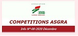 Infos-compétitions avril 2025
